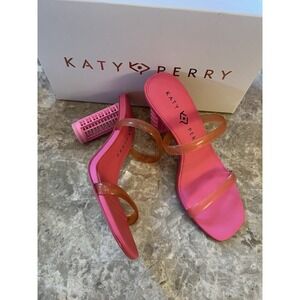 Curler Ssndal Pink Size 5.5 NEW Katy Perry Heel‎ Summer Party Shoe Costume NIB…